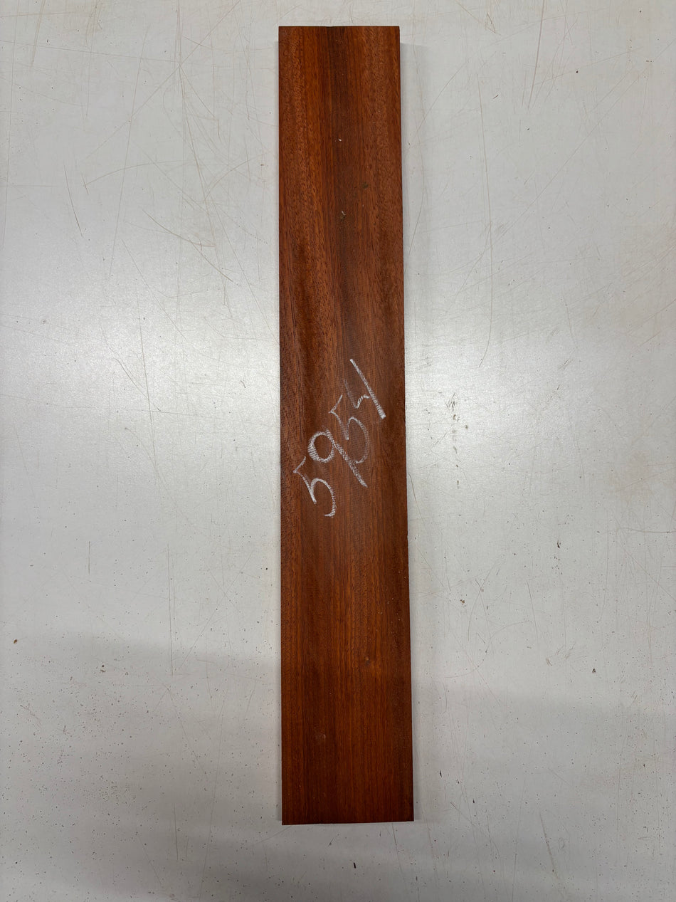 1 Piece, Padauk Thin Stock Lumber 24"x3-7/8"x5/8"#5954