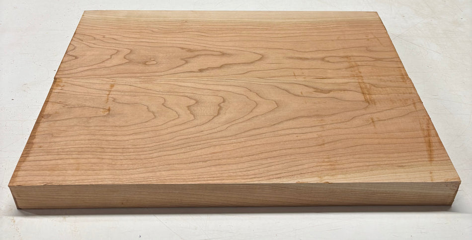 Cherry Guitar Body Blank - 21" x 15" x 1-3/4" (2 Pcs Glued) #02