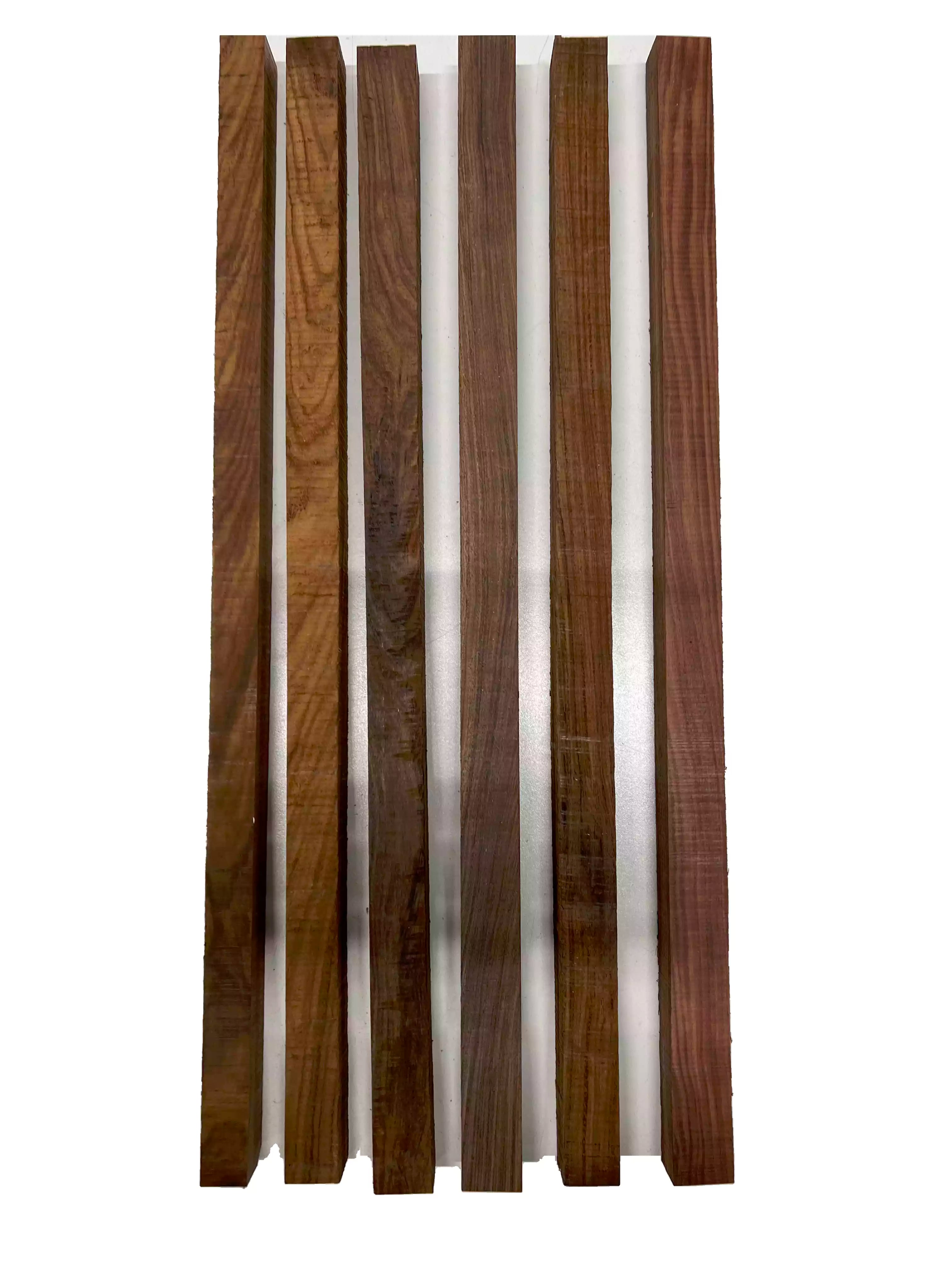 Pack of 6, Santos Rosewood Turning Wood Blanks 21" x 7/8" x 7/8" #05 - Exotic Wood Zone - Buy online Across USA 