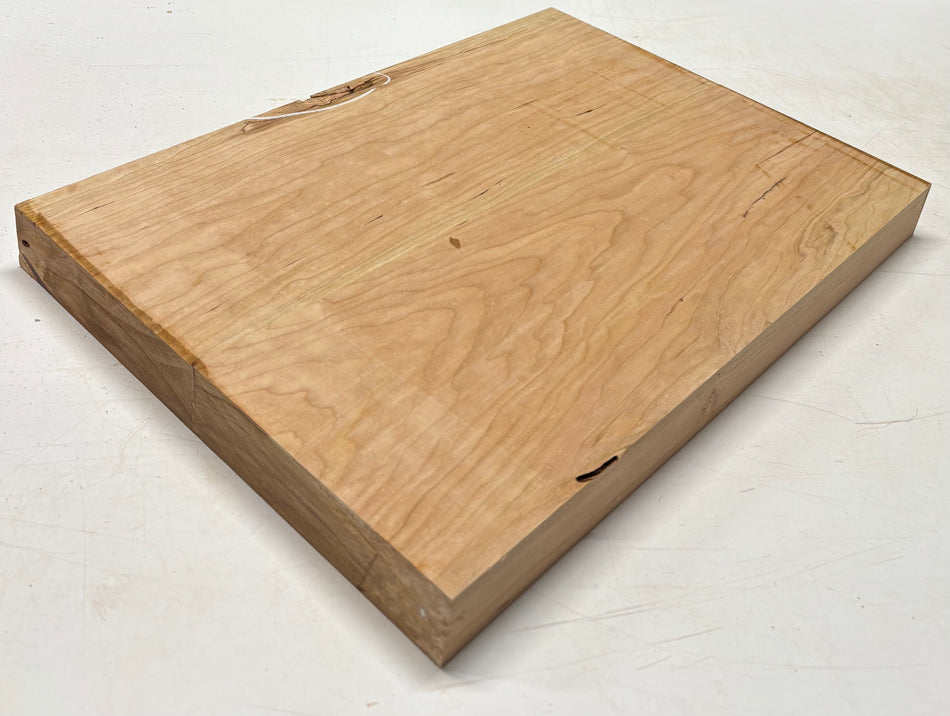 Cherry Guitar Body Blank - 21" x 15" x 1-7/8" (2 Pcs Glued) #03