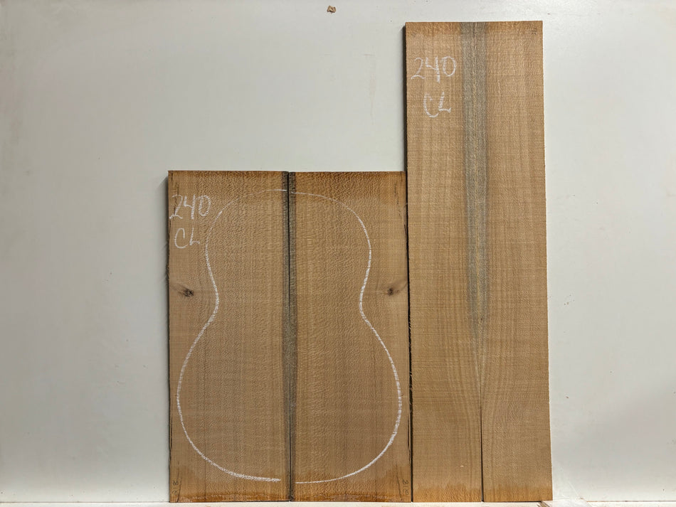 Juego de fondo y aros de guitarra de grado AAAA Dreadnought de palisandro de la India Oriental #61 