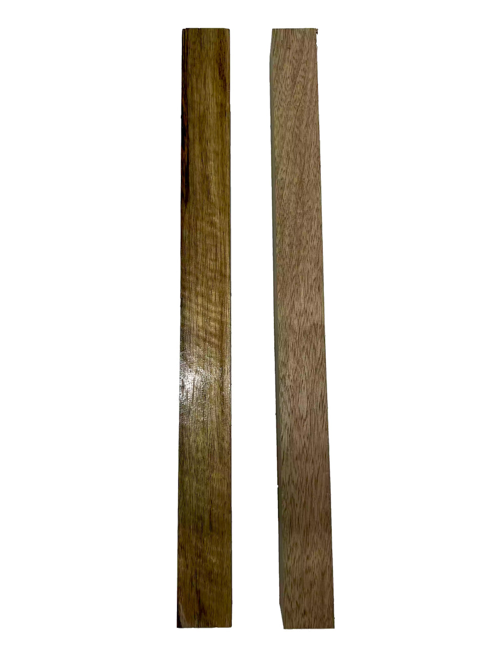 Pack of 2, Black Limba Turning Wood Blanks 21" x 1-7/8" x 3/4" #09 - Exotic Wood Zone - Buy online Across USA 