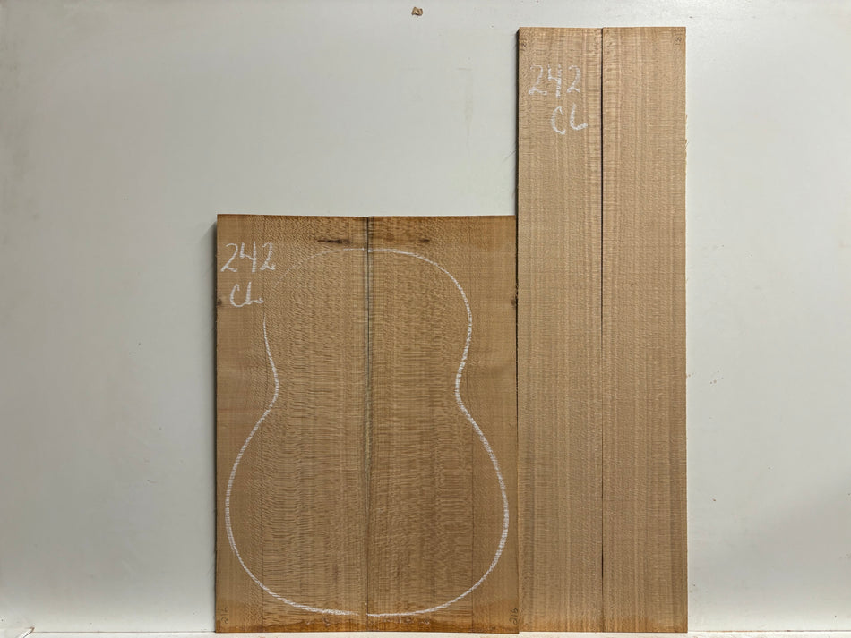 Juego de fondo y aros de guitarra de grado AAAA Dreadnought de palisandro de la India Oriental #61 