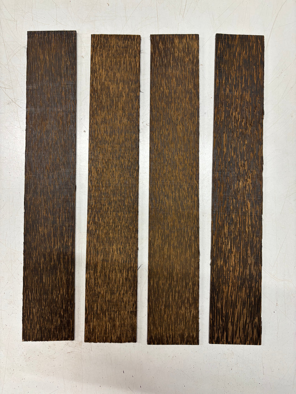 4 Pack, Black Palm Thin Stock Lumber 18" x 3" x 1/8" #5150