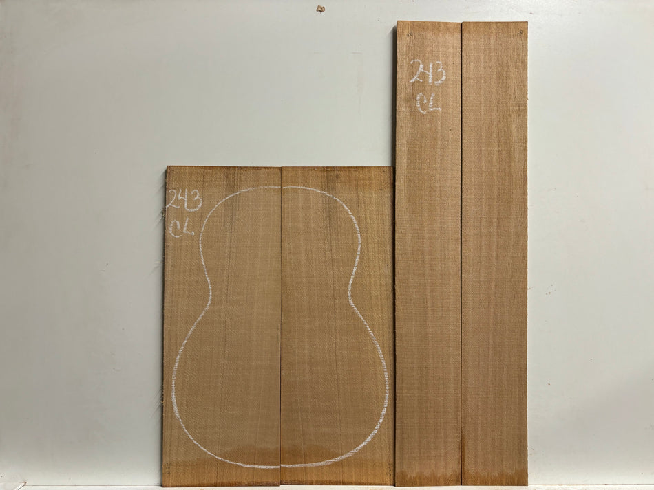 Juego de fondo y aros de guitarra de grado AAAA Dreadnought de palisandro de la India Oriental #61 