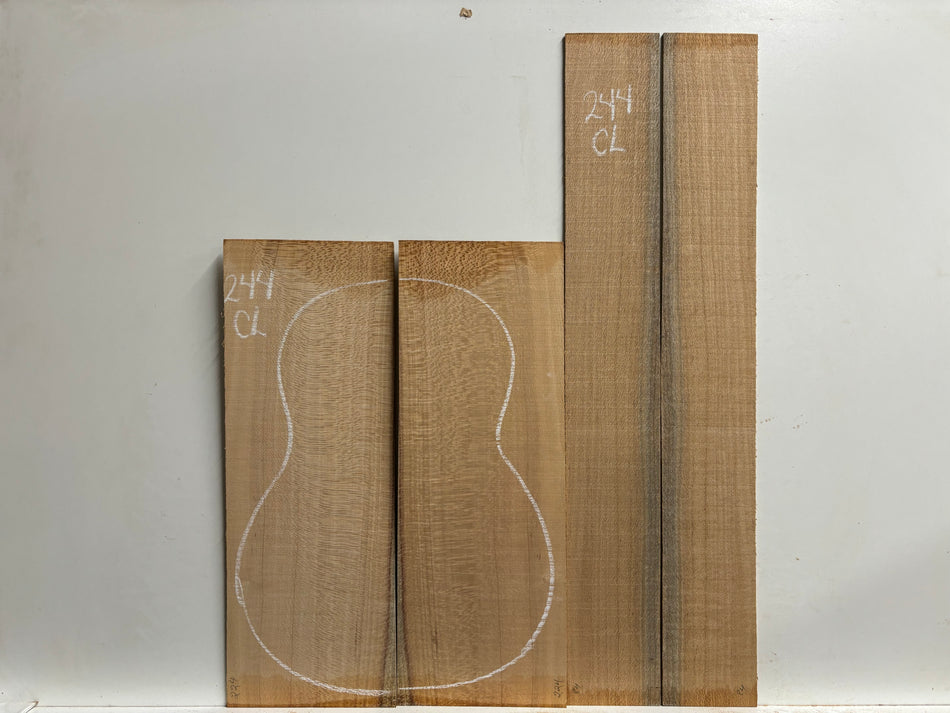 Juego de fondo y aros de guitarra de grado AAAA Dreadnought de palisandro de la India Oriental #61 