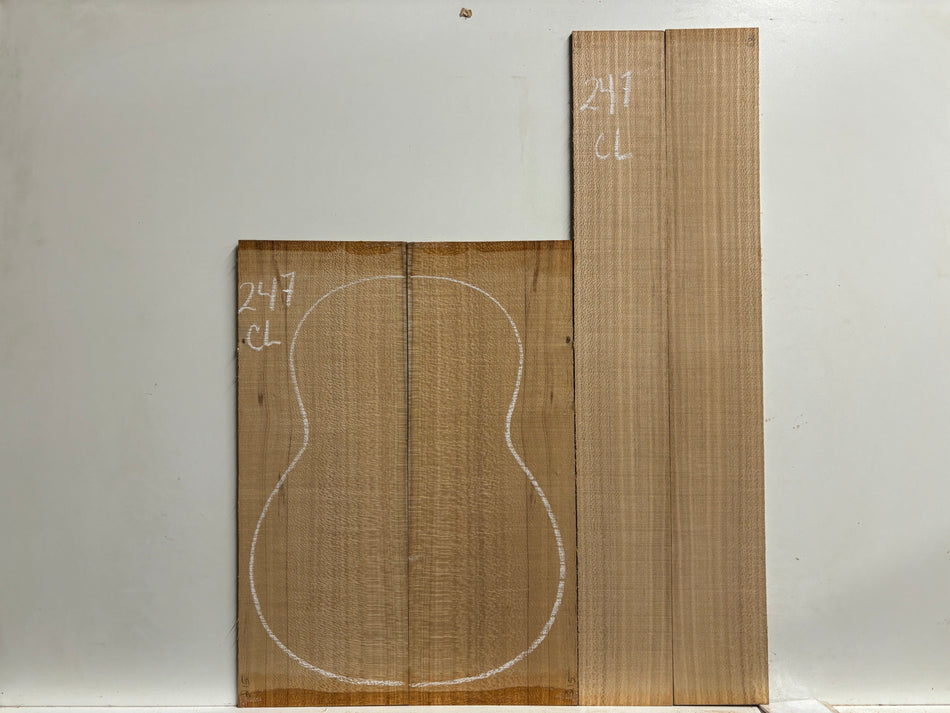 Juego de fondo y aros de guitarra de grado AAAA Dreadnought de palisandro de la India Oriental #61 