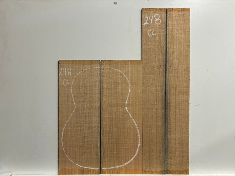 Juego de fondo y aros de guitarra de grado AAAA Dreadnought de palisandro de la India Oriental #61 