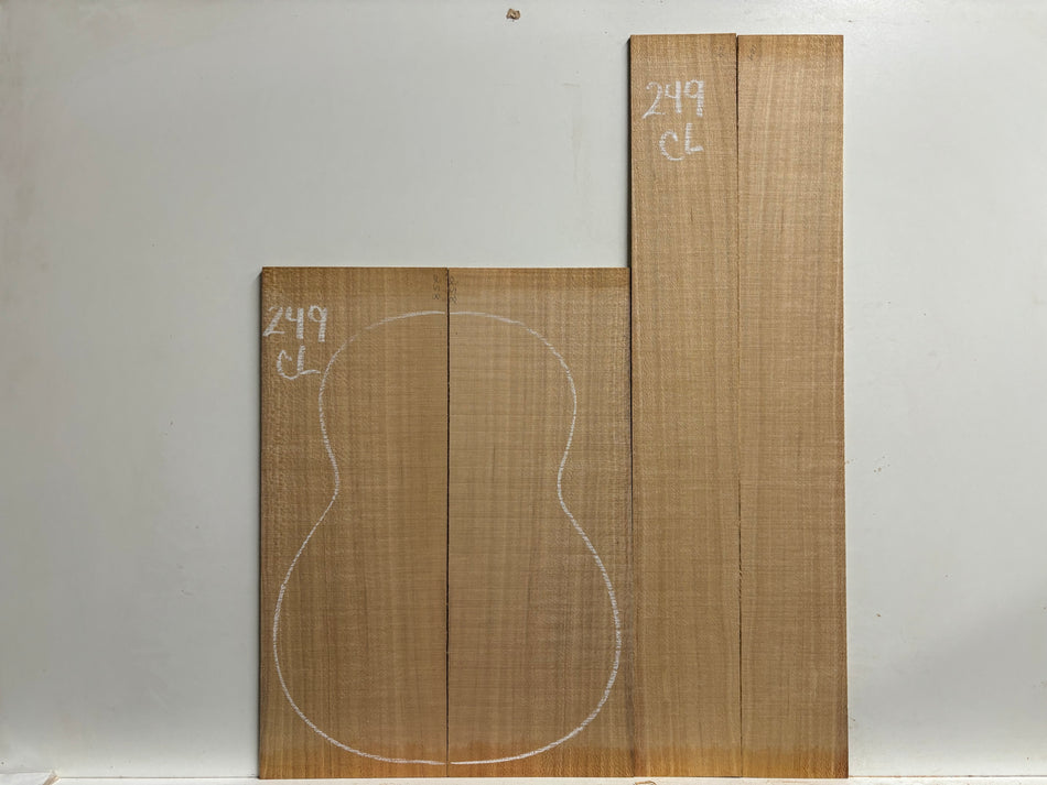 Juego de fondo y aros de guitarra de grado AAAA Dreadnought de palisandro de la India Oriental #61 