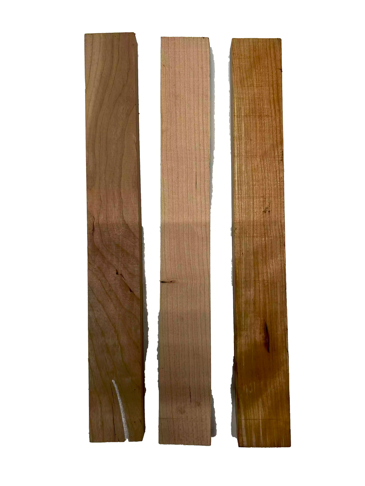 Pack of 3, Cherry Thin Stock Three Dimensional Lumber Board 16" x 2" x 3/4" #23 - Exotic Wood Zone - Buy online Across USA 