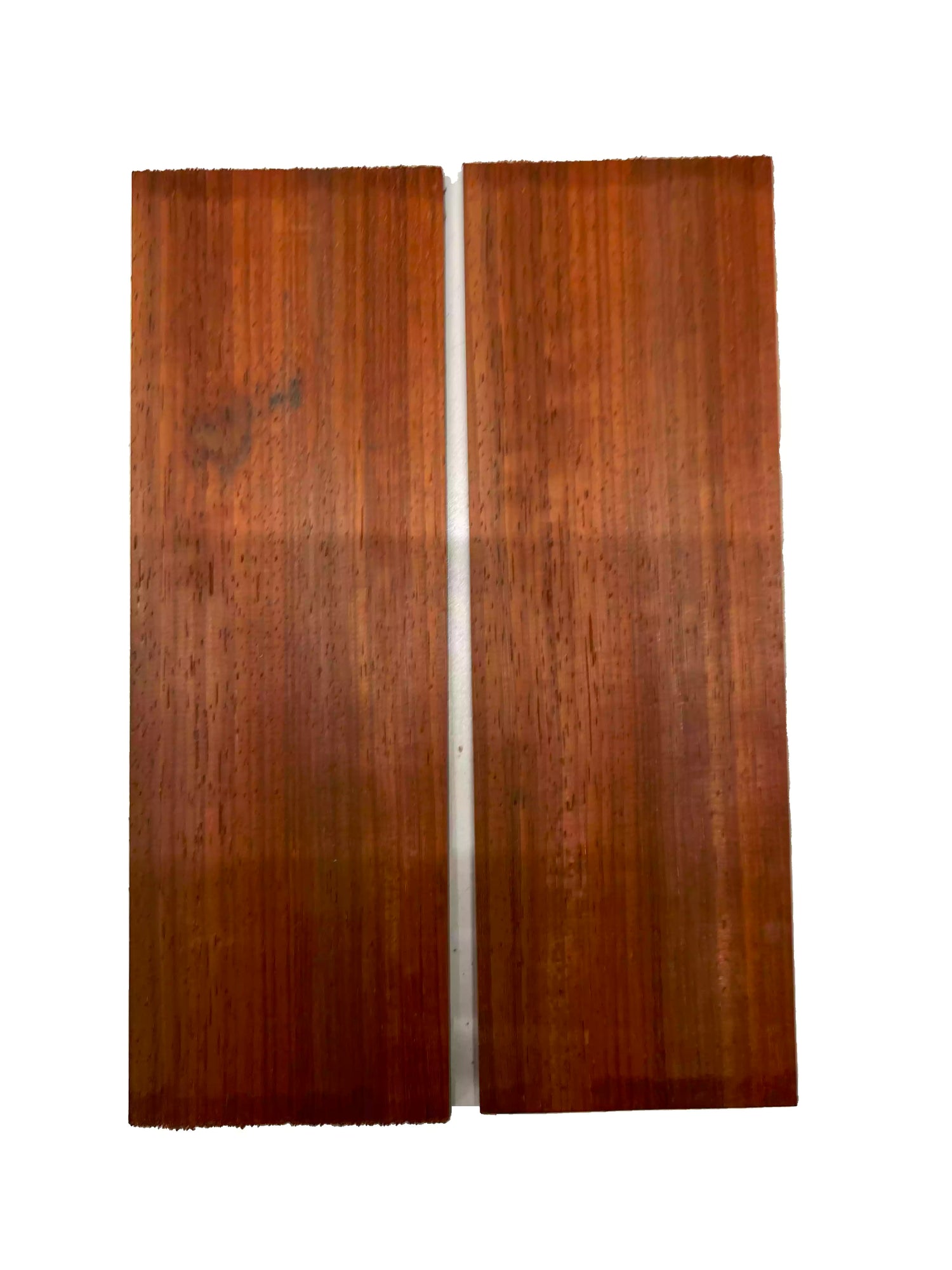 Pack of 2, Padauk Thin Stock Three Dimensional Lumber Board 12&quot; x 4&quot; x 1/4&quot; 