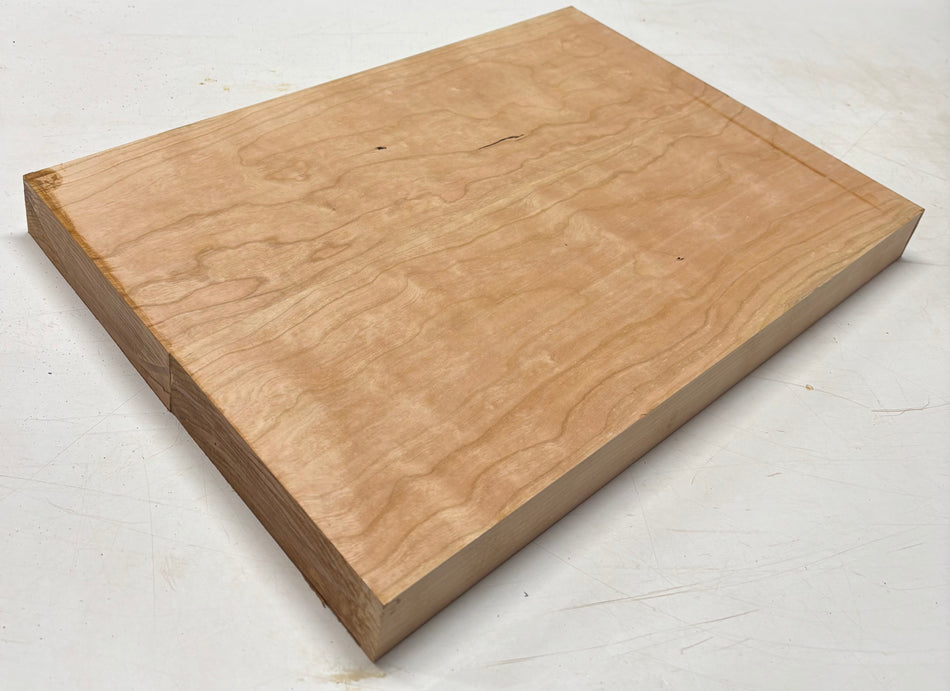 Cherry Guitar Body Blank - 21" x 14-1/2" x 1-7/8" (2 Pcs Glued) #14