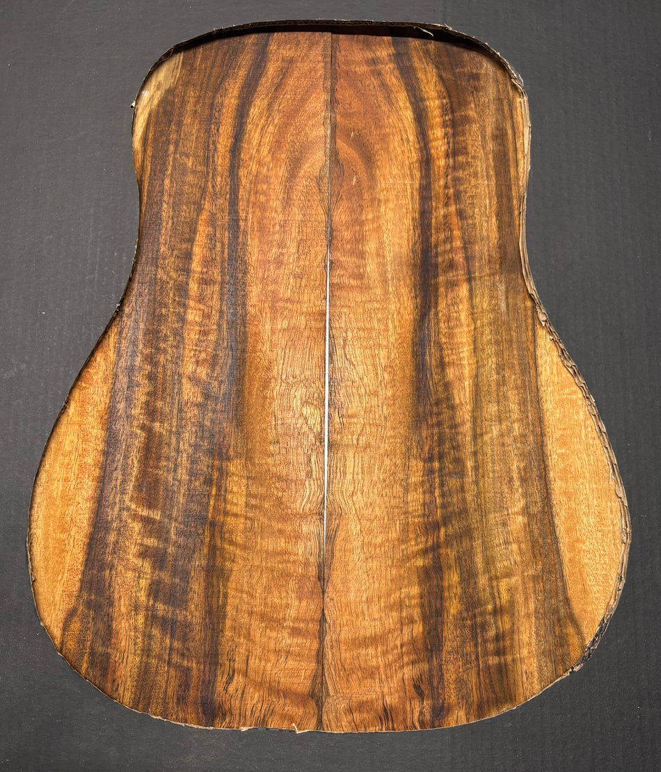 Flame Chocolate Mango Classical Guitar Back and Side Set #1006