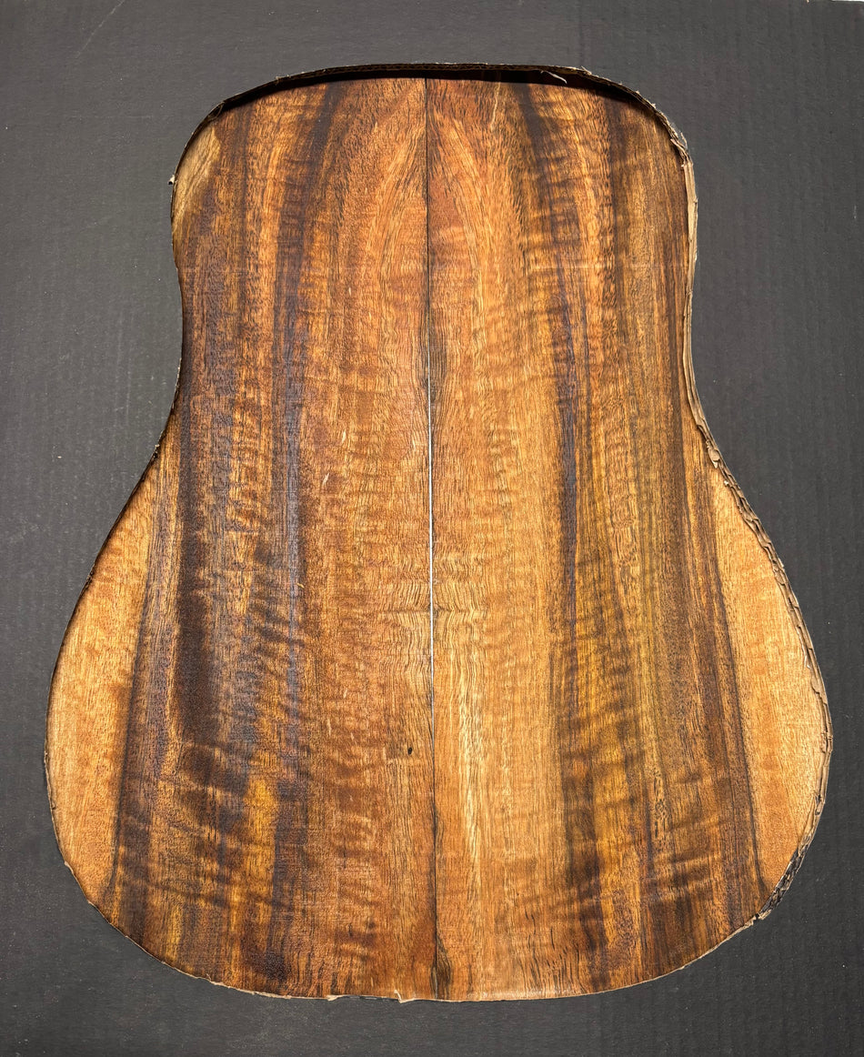 Flame Chocolate Mango Classical Guitar Back and Side Set #1007