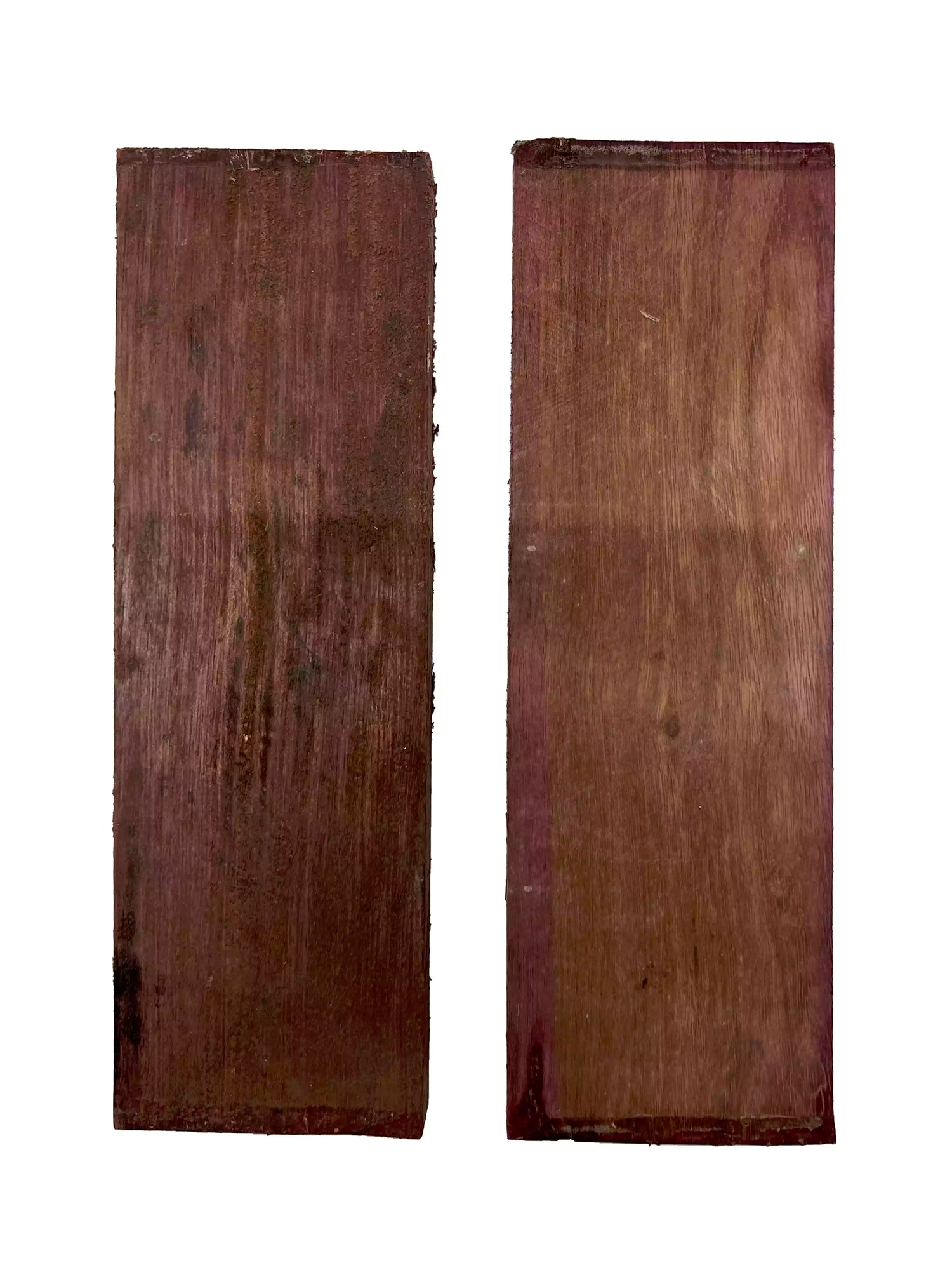 Pack of 2, Purpleheart Thin Stock Three Dimensional Lumber Board 12&quot; x 4&quot; x 3/4&quot; 