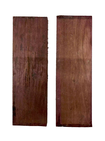 Pack of 2, Purpleheart Thin Stock Three Dimensional Lumber Board 12" x 4" x 3/4" #42 - Exotic Wood Zone - Buy online Across USA 