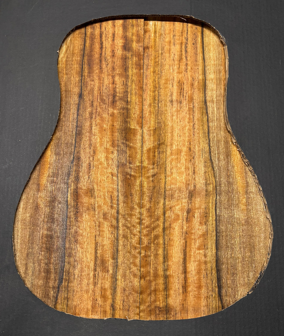 Flame Chocolate Mango Classical Guitar Back and Side Set #1010