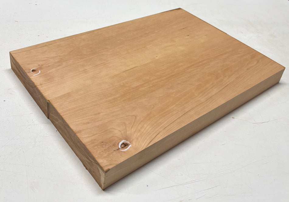 Cherry Guitar Body Blank - 21" x 14-1/2" x 1-3/4" (2 Pcs Glued) #17