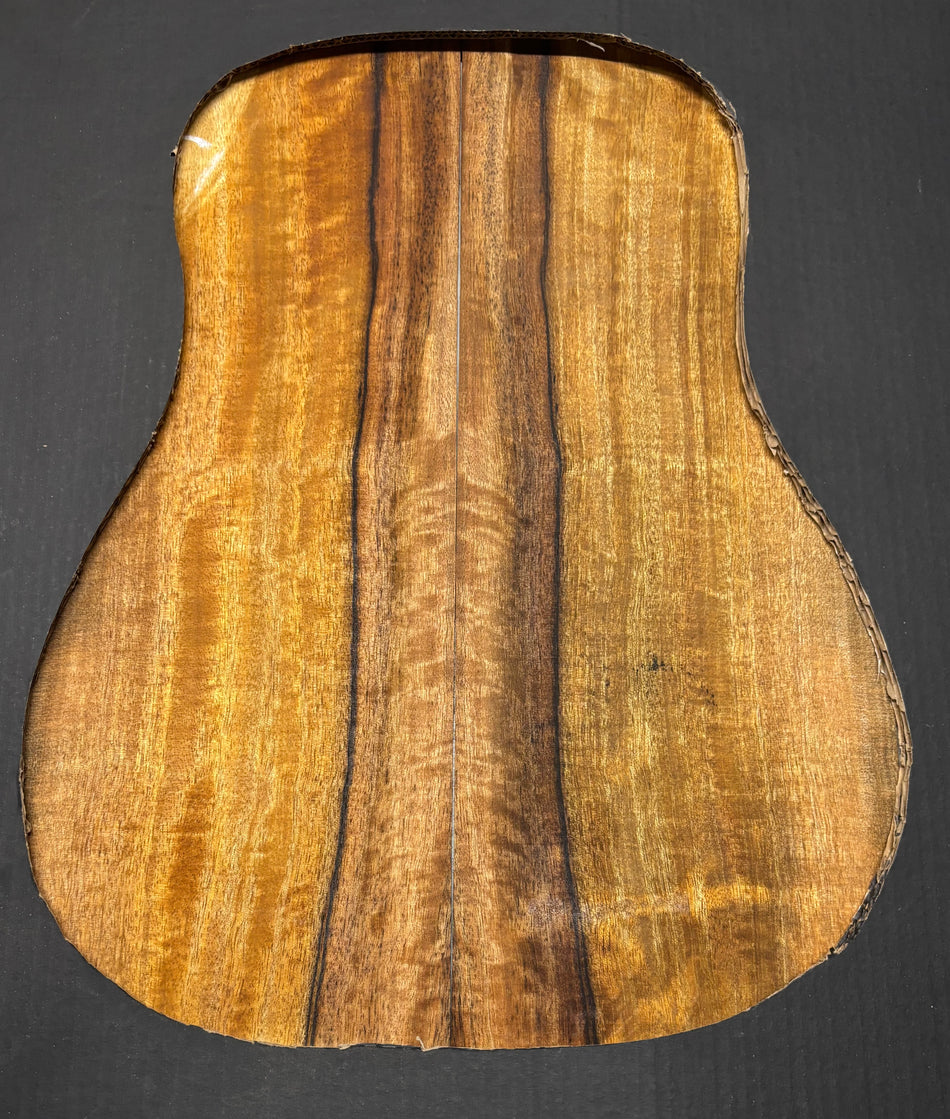 Flame Chocolate Mango Classical Guitar Back and Side Set #1011