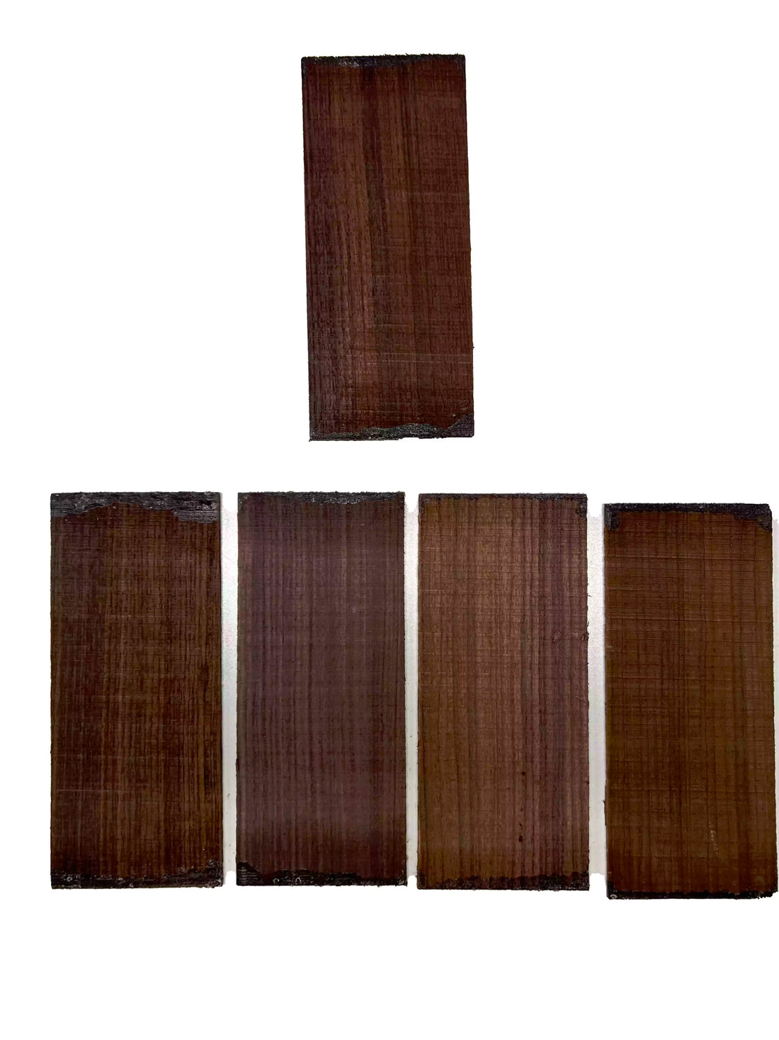 Pack of 5, East Indian Rosewood Electric/Bass Guitar Headplates 9&quot; x 4&quot; x 1/8&quot; 