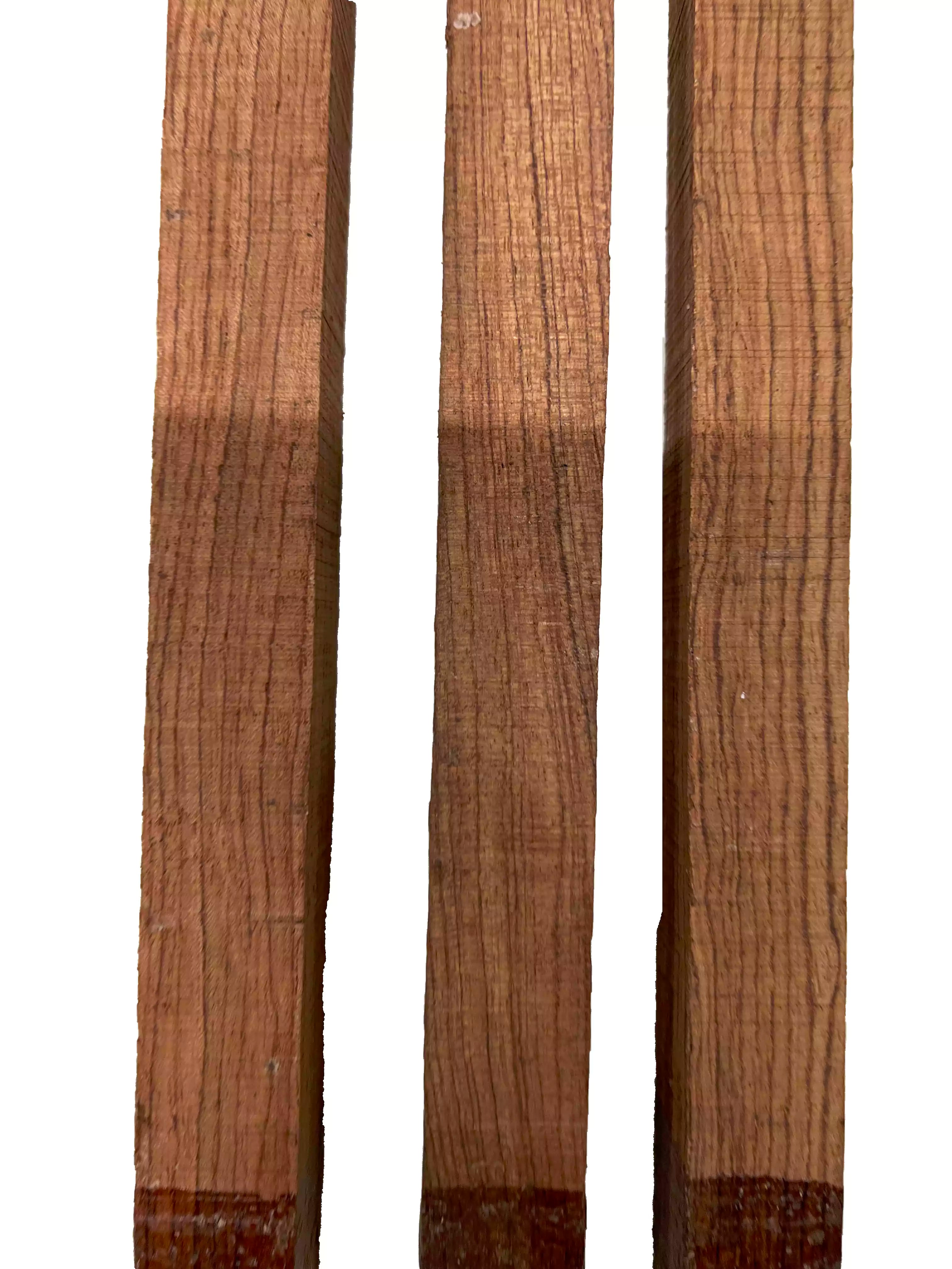 Pack of 3, Bubinga Hardwood Turning Square Wood Blanks 12" x 1" x 1" #55 - Exotic Wood Zone - Buy online Across USA 