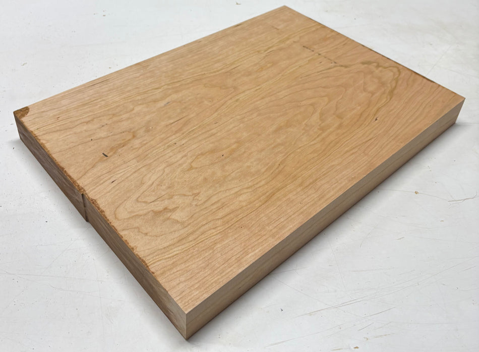 Cherry Guitar Body Blank - 21" x 15" x 1-7/8" (2 Pcs Glued) #23