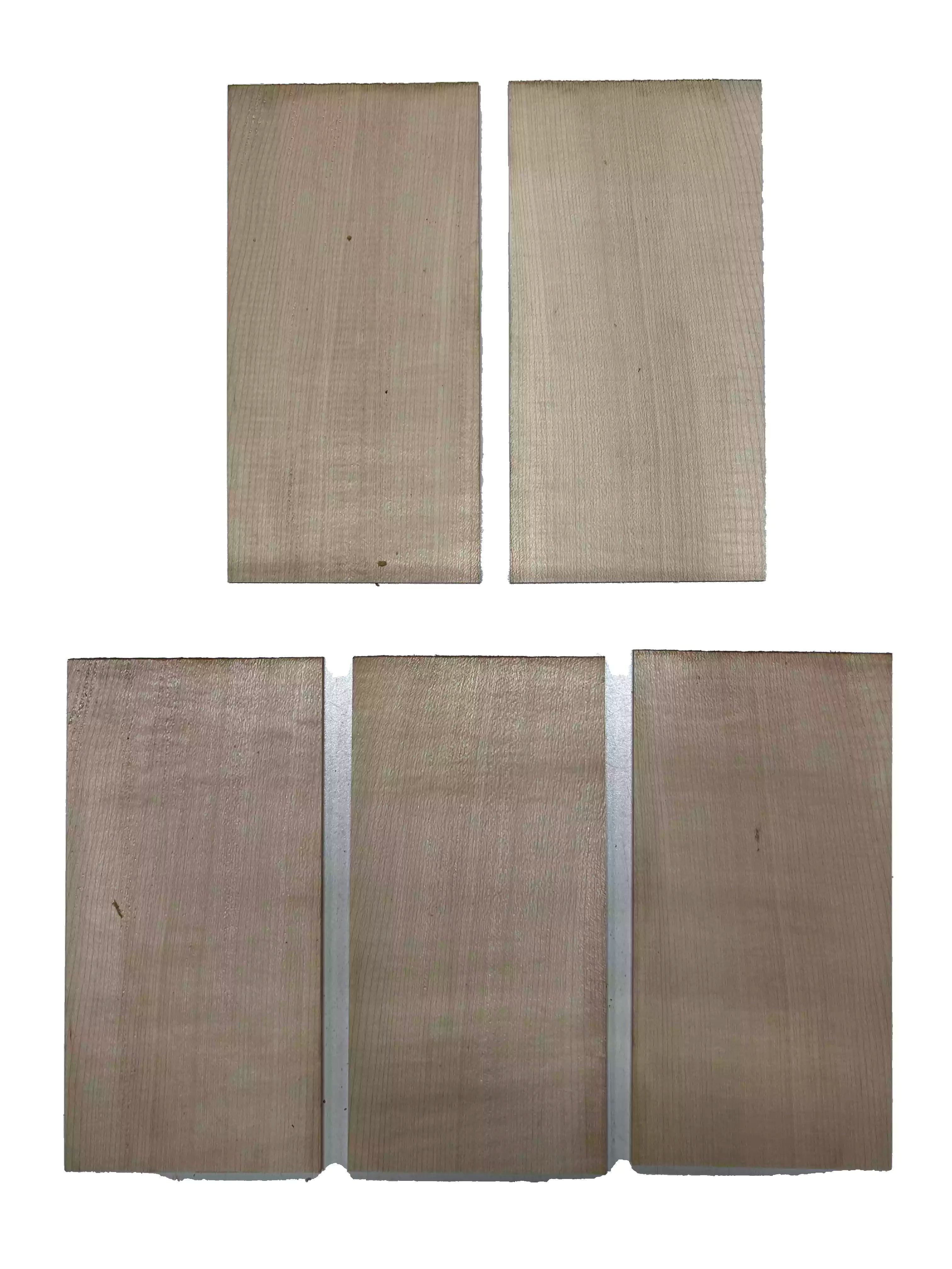 Pack of 5, Hard Maple Guitar Wood Head Plate Blanks Luthier Tonewood 8"x4"x1/8" #62 - Exotic Wood Zone - Buy online Across USA 