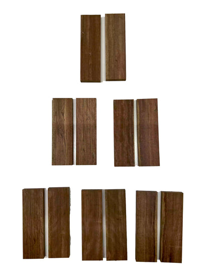 Pack of 12, Chechen Kinfe Turning Wood Blanks 5&quot;x1-1/2&quot;x3/8&quot; 