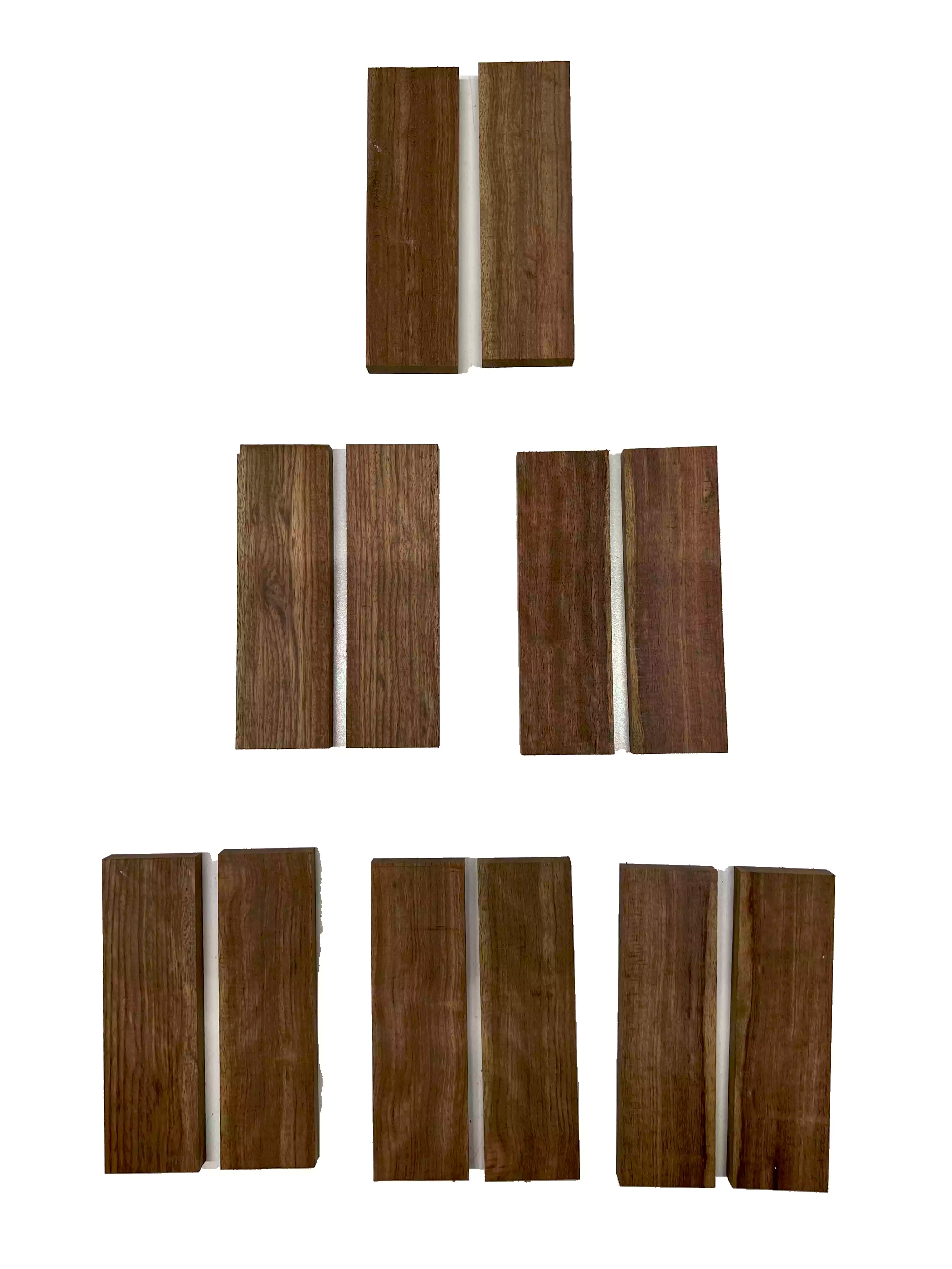 Pack of 12, Chechen Kinfe Turning Wood Blanks 5"x1-1/2"x3/8" #64 - Exotic Wood Zone - Buy online Across USA 