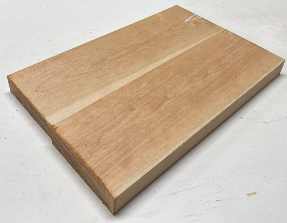 Cherry Guitar Body Blank - 21" x 14" x 1-3/4" (2 Pcs Glued) #24