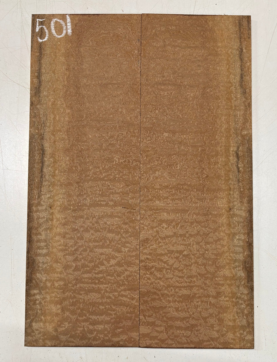 Quilted Sapele Guitar Drop Top - 21-1/2" x 7-1/4" x 3/8" #501