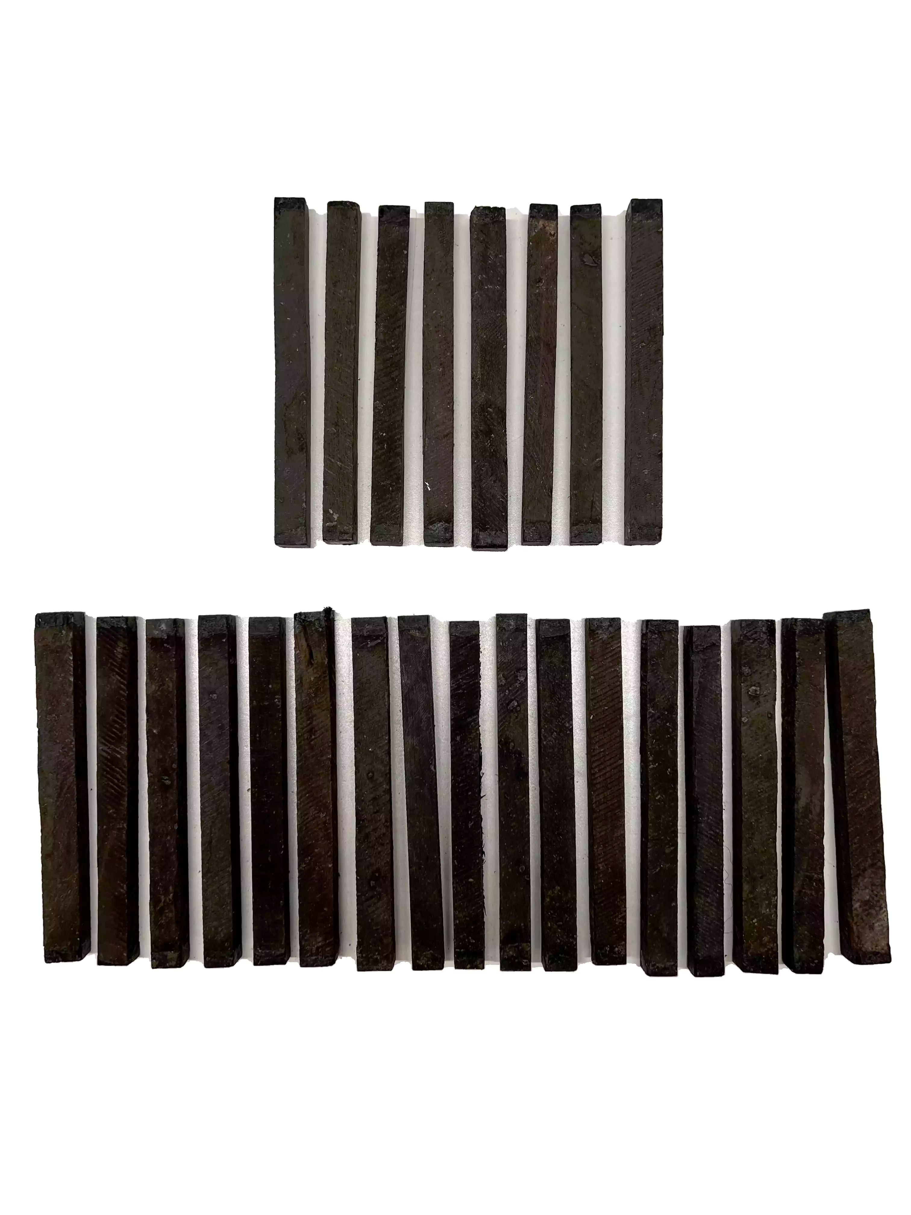 Pieces of 25, Indian Ebony Inlay Instument Making DIY Project 6"x1/2"x1/2" #69 - Exotic Wood Zone - Buy online Across USA 