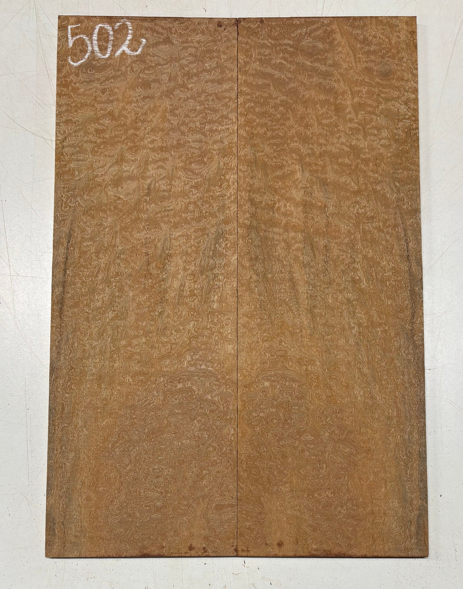Quilted Sapele Guitar Drop Top - 21-1/2" x 7-1/4" x 3/8" #502