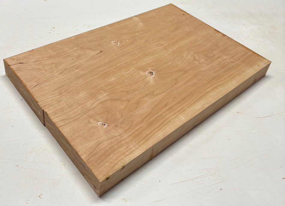 Cherry Guitar Body Blank - 21" x 14" x 1-3/4" (2 Pcs Glued) #27