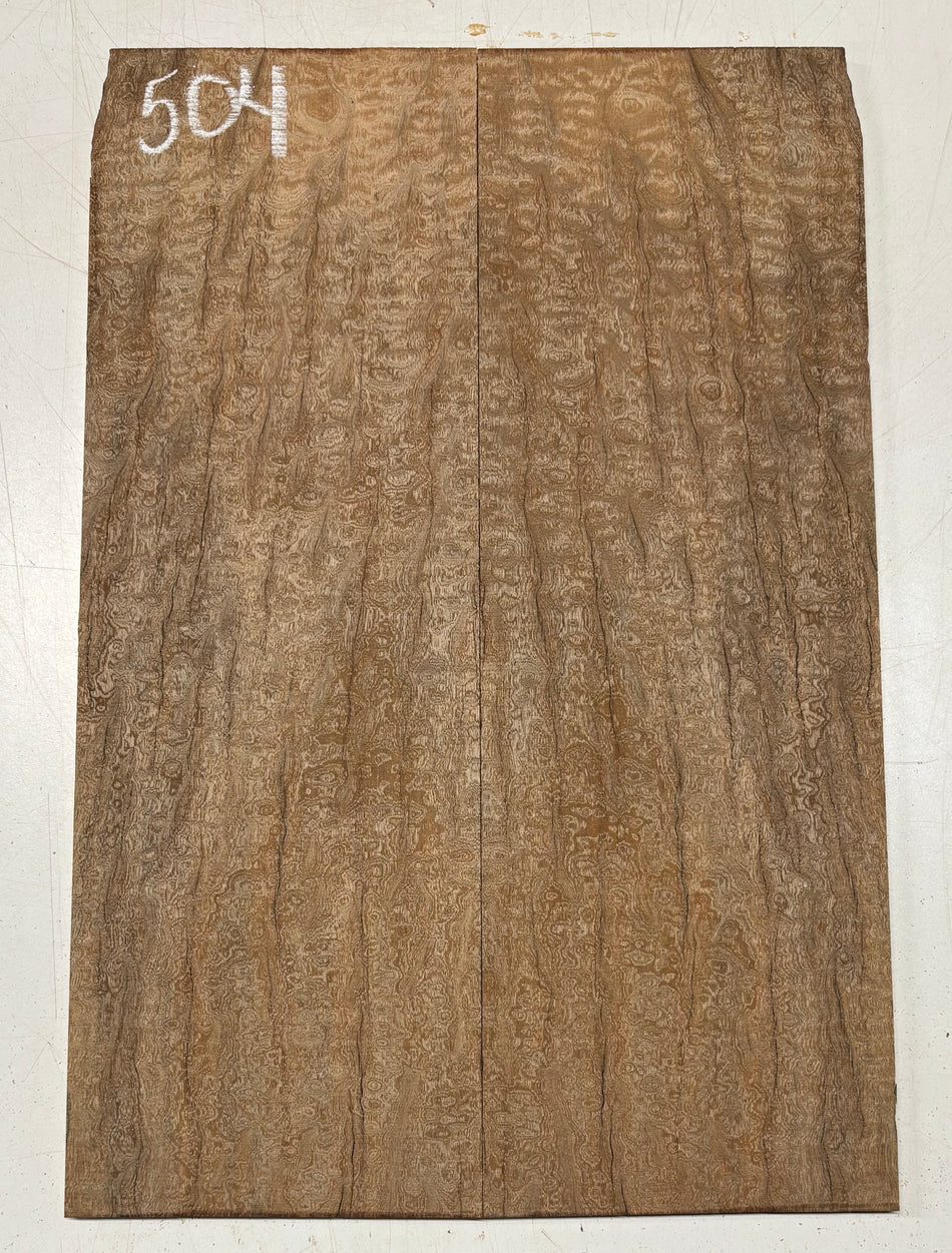 Quilted Sapele Guitar Drop Top - 21-1/2" x 7-1/4" x 3/8" #504