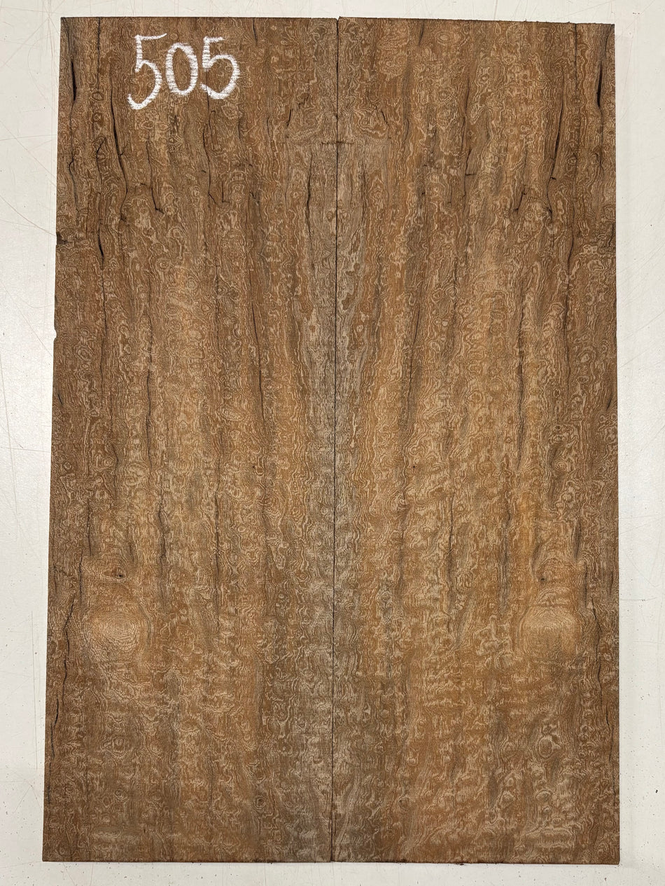 Quilted Sapele Guitar Drop Top - 21-1/2" x 7-1/4" x 3/8" #505