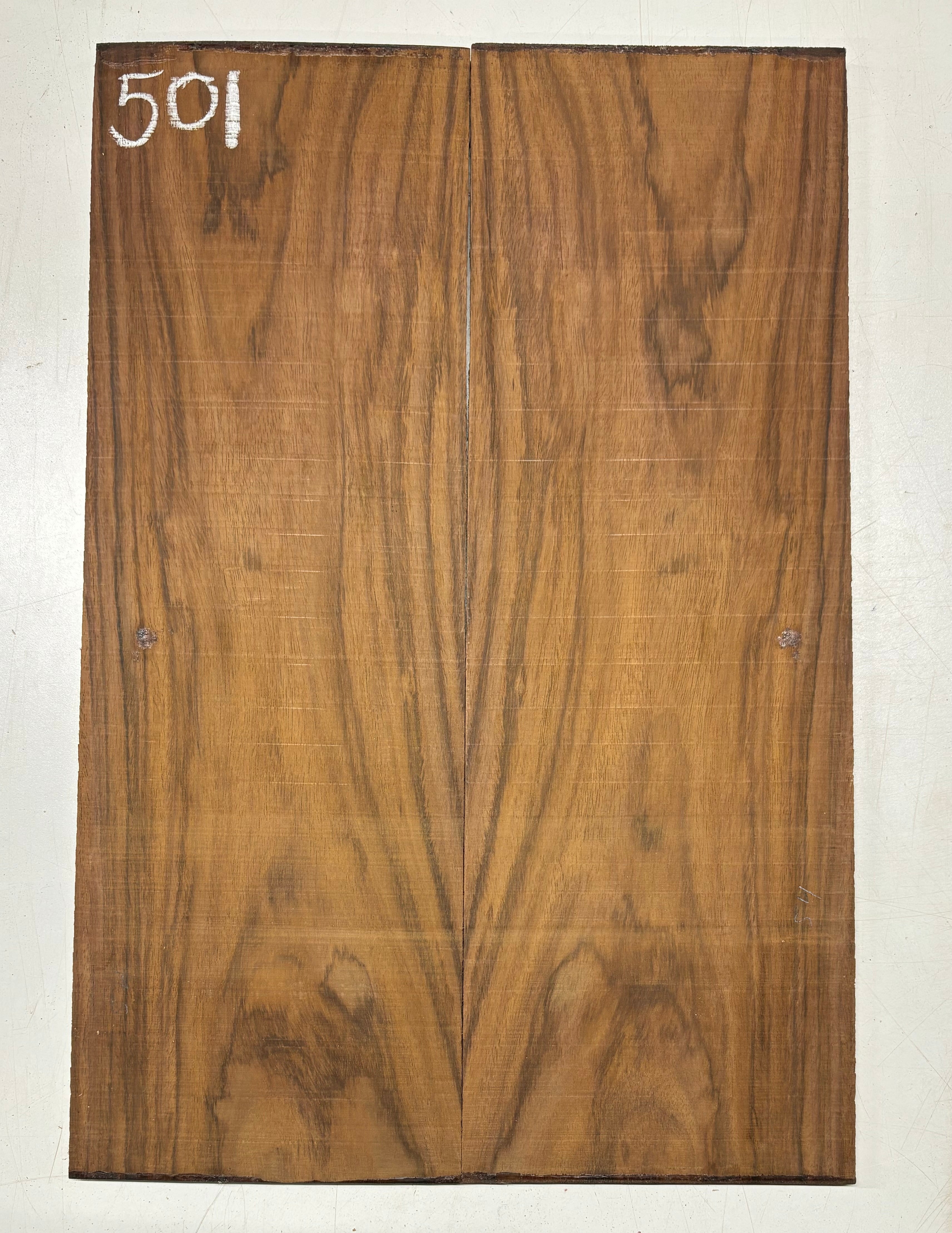 Rare Tiger Striped Rosewood Guitar Drop Top - 22-1/2" x 7-1/4" x 3/8" #501 Exotic Wood Zone 