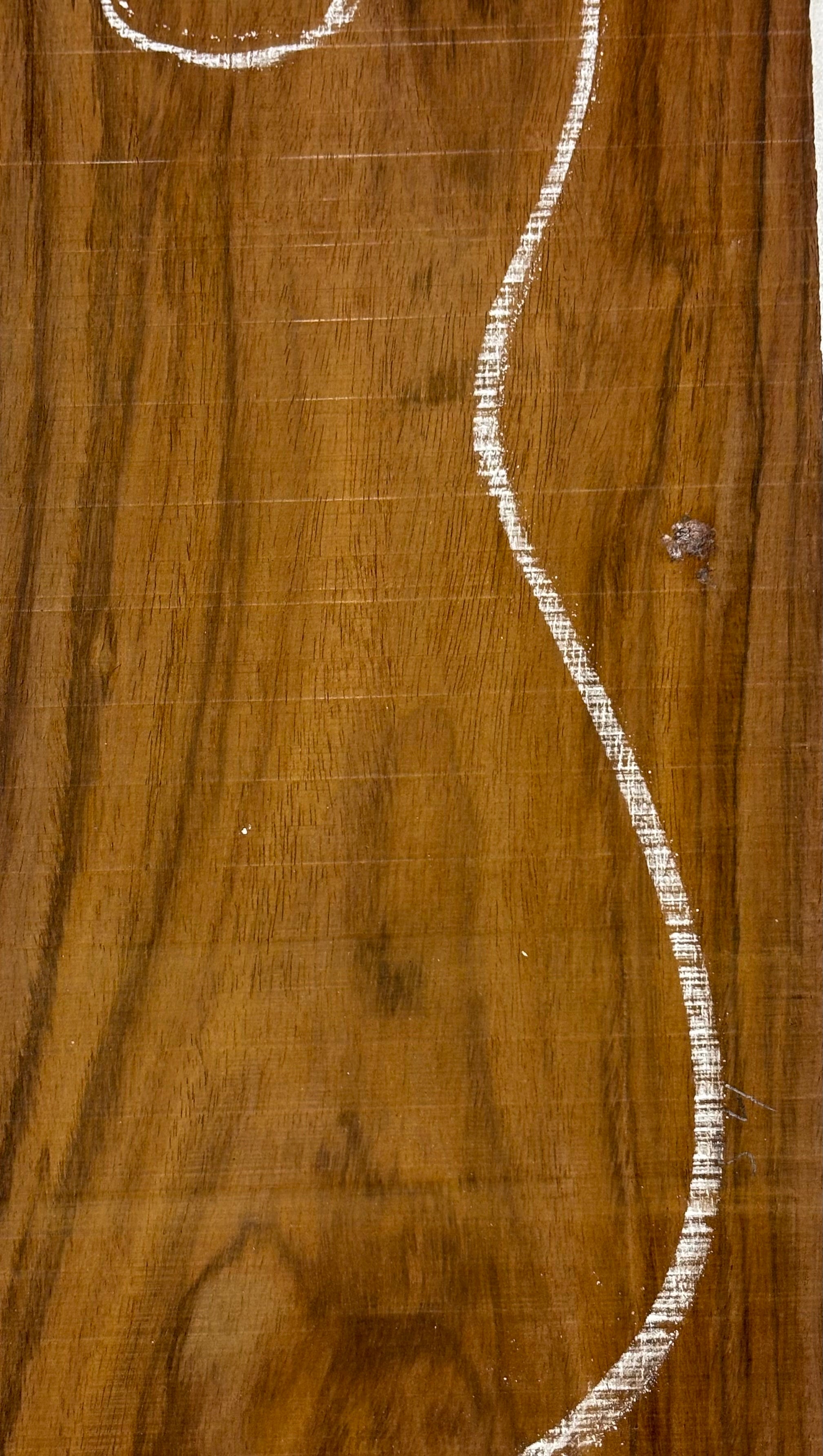 Rare Tiger Striped Rosewood Guitar Drop Top - 22-1/2" x 7-1/4" x 3/8" #501 Exotic Wood Zone 