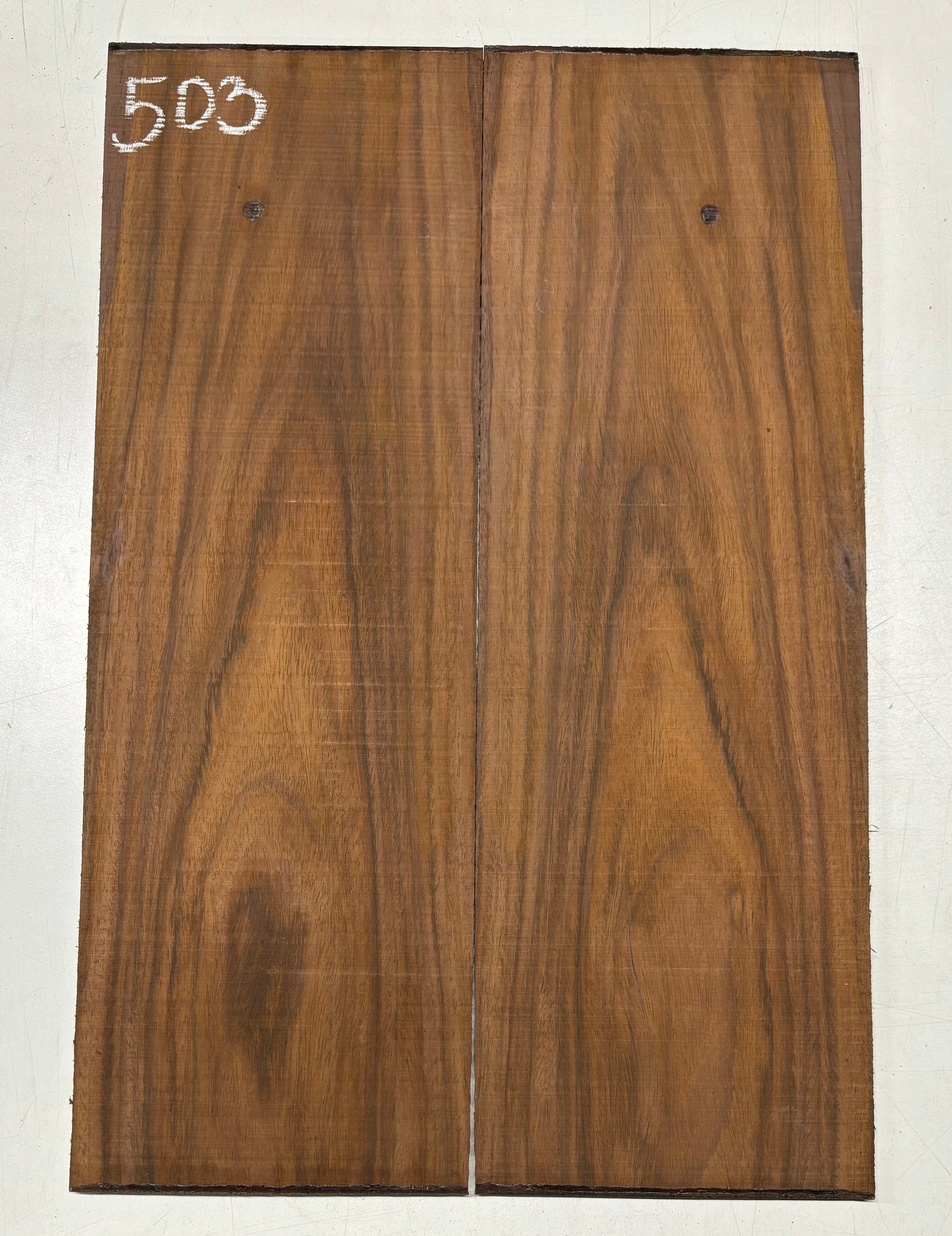 Rare Tiger Striped Rosewood Guitar Drop Top - 22-1/2" x 7-1/4" x 3/8" #503 Exotic Wood Zone 