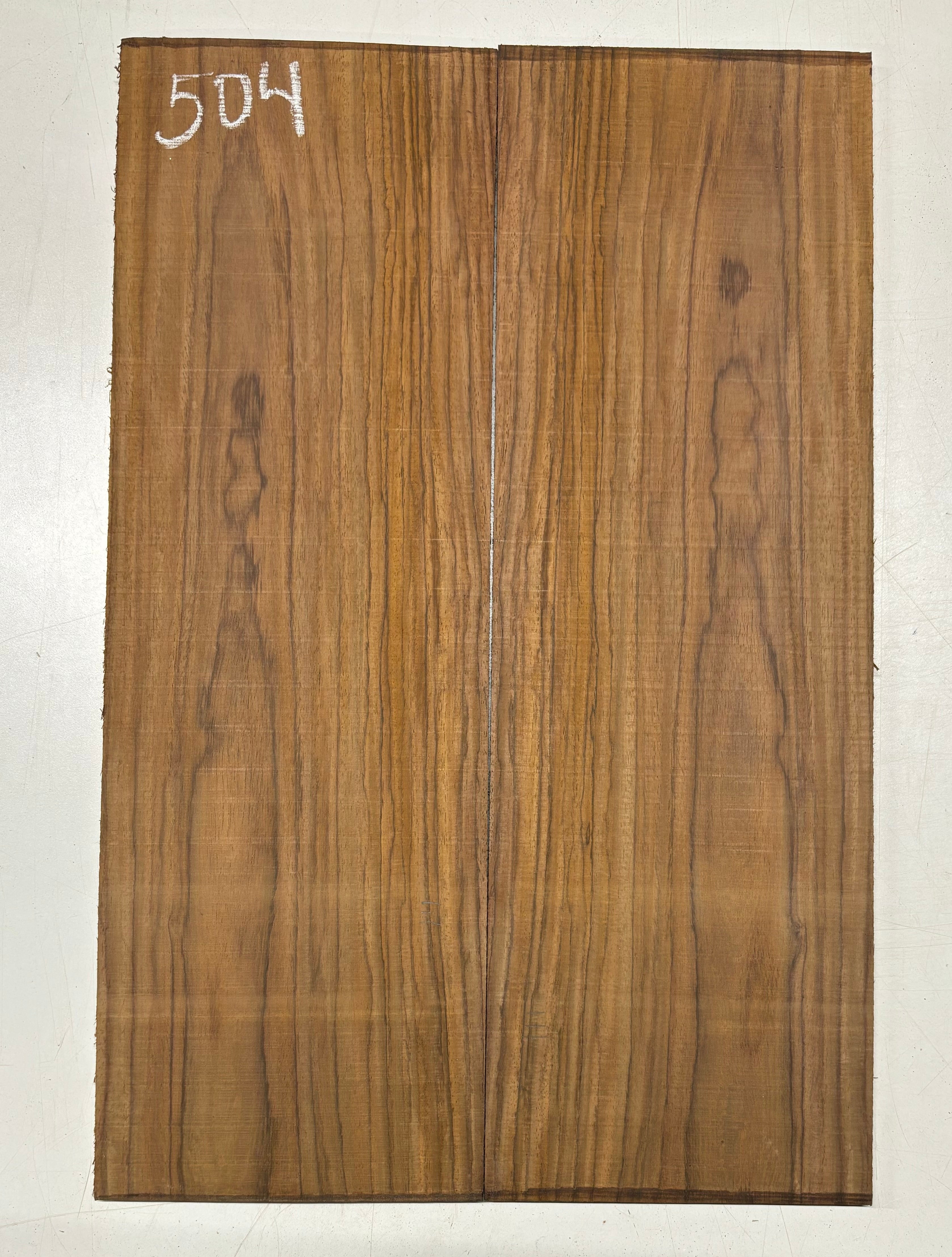 Rare Tiger Striped Rosewood Guitar Drop Top - 22-1/2" x 7-1/4" x 3/8" #504 Exotic Wood Zone 