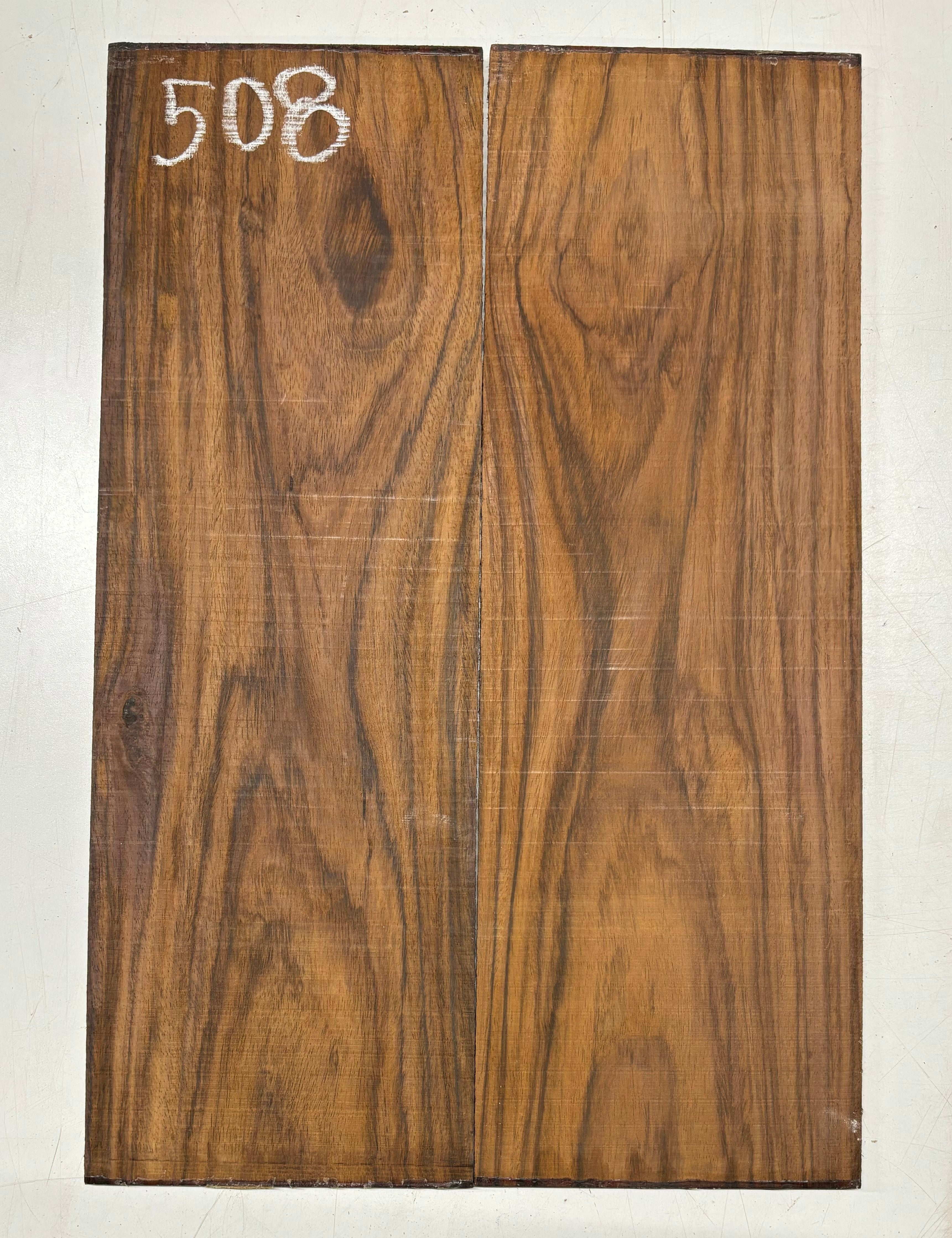 Rare Tiger Striped Rosewood Guitar Drop Top - 22-1/2" x 7-1/4" x 3/8" #508 Exotic Wood Zone 