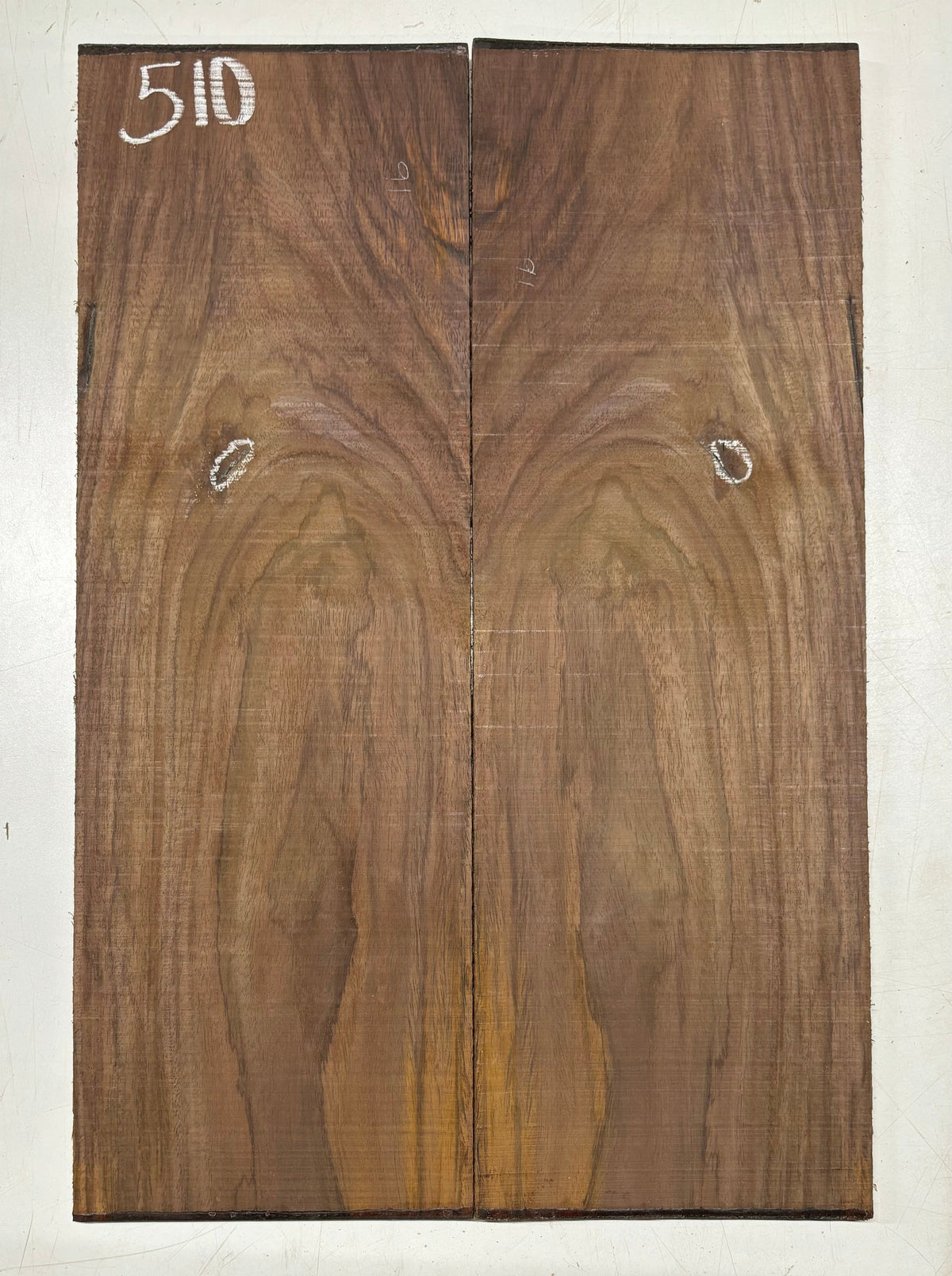 Rare Tiger Striped Rosewood Guitar Drop Top - 22-1/2" x 7-1/4" x 3/8" #510 Exotic Wood Zone 