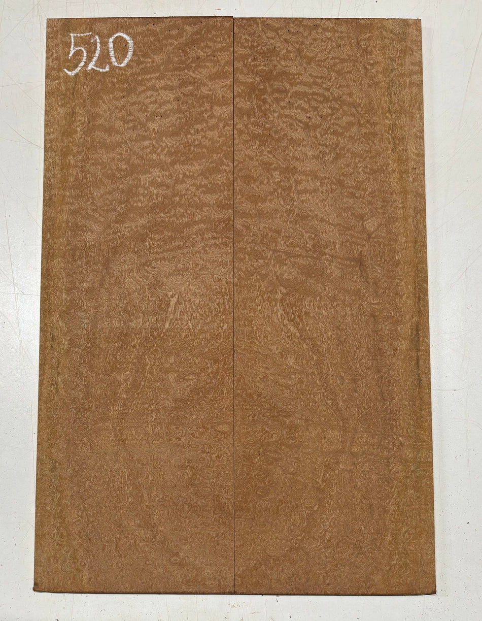 Quilted Sapele Guitar Drop Top - 21-1/2" x 7-1/4" x 3/8" #520