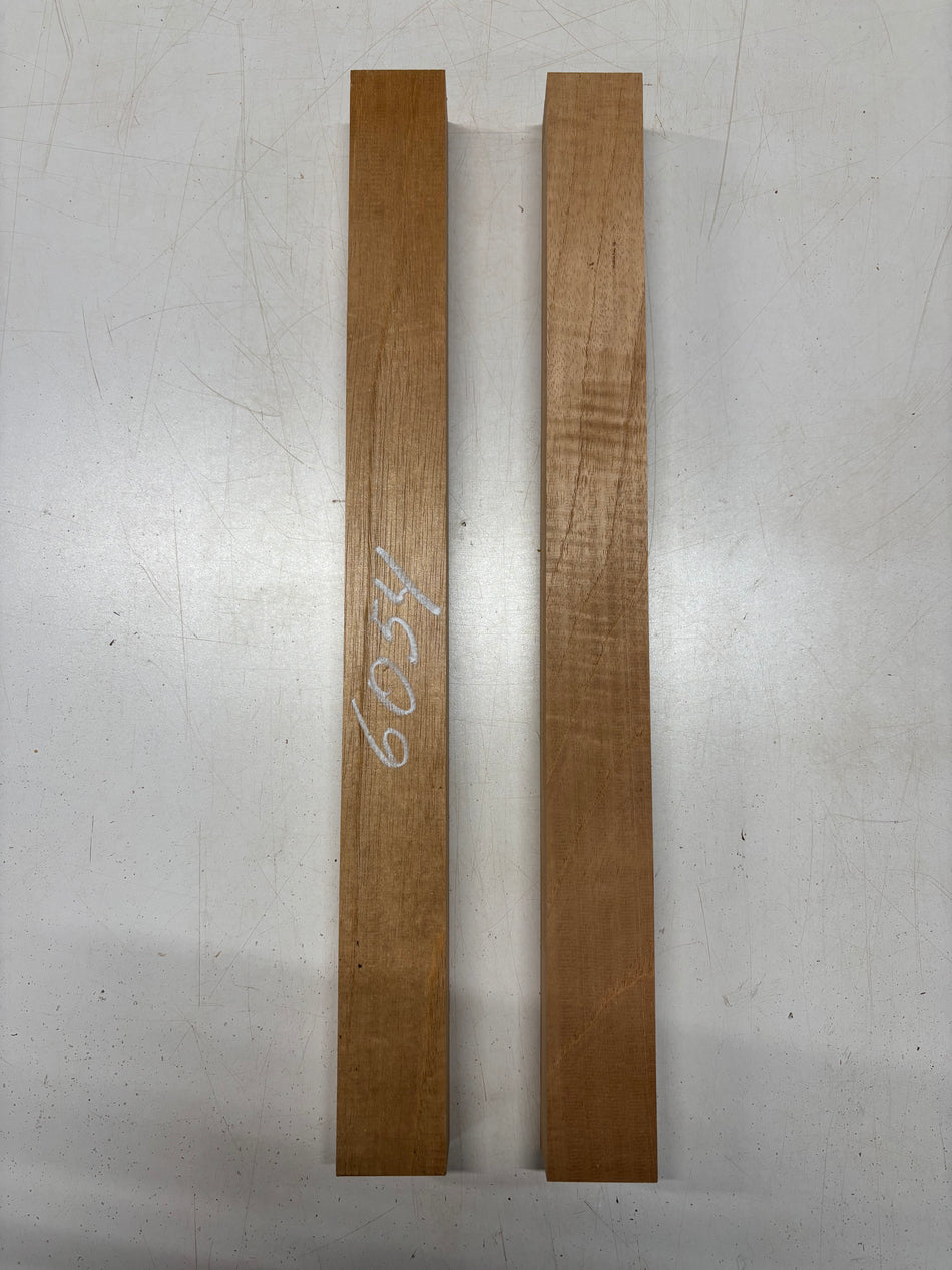 2 Pack, Spanish Cedar Turning Wood Blanks 23-1/2"x2"x1-3/4"#6054