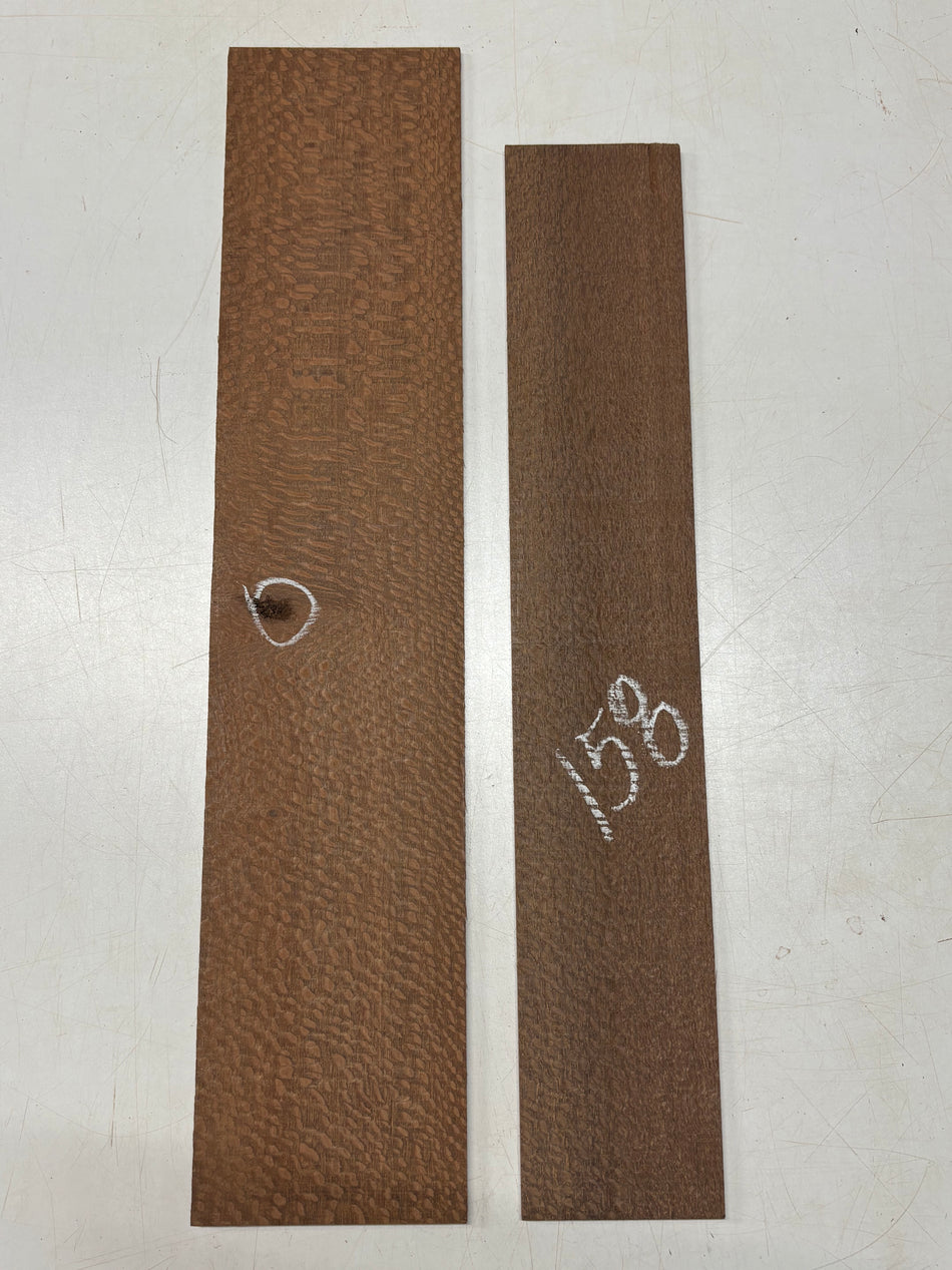 2 Pack, Leopardwood Thin Stock Lumber (22" x 3-7/8" x 1/8"), (24" x 5" x 1/8") #158