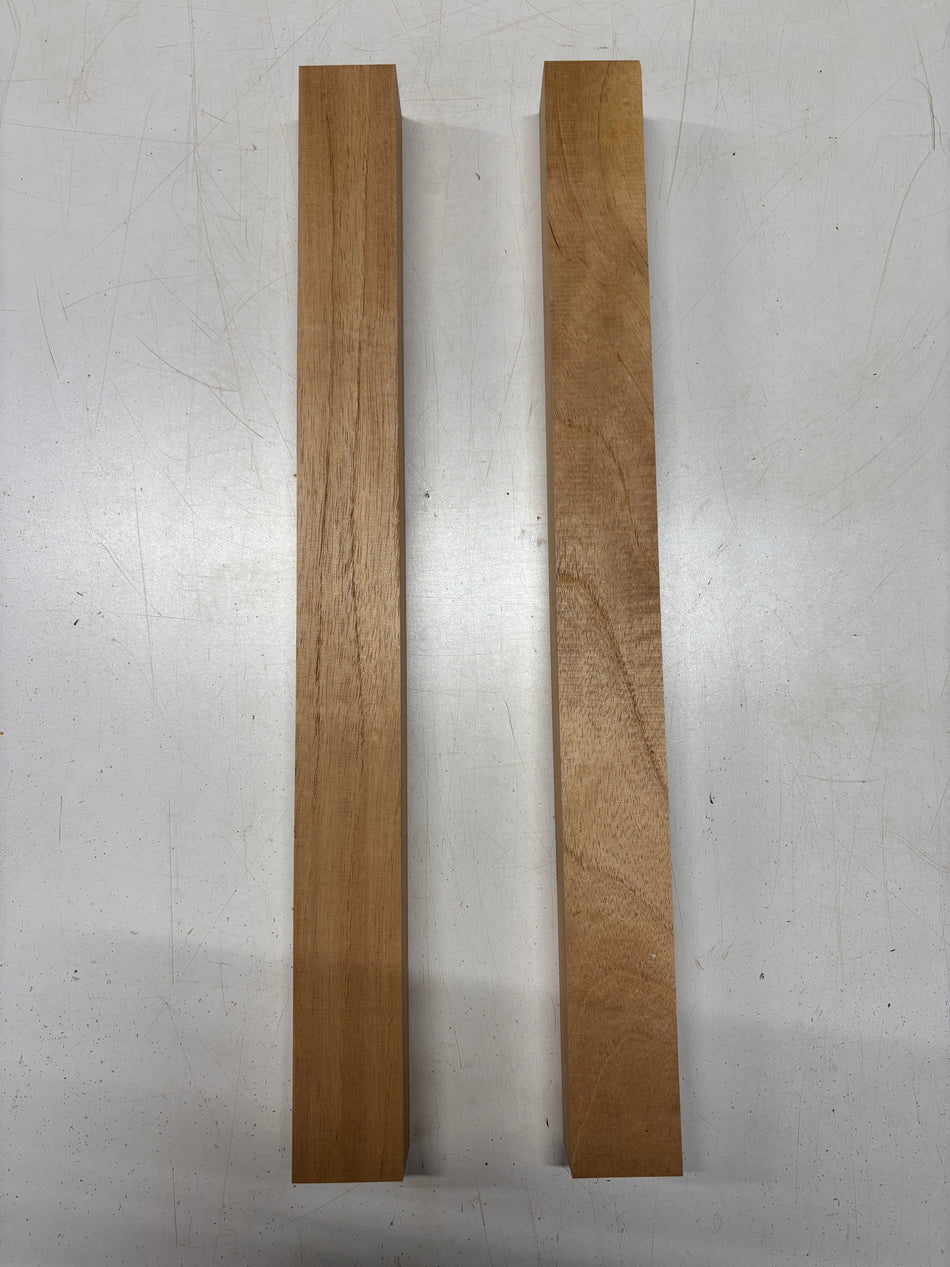 2 Pack, Spanish Cedar Turning Wood Blanks 23-1/2"x2"x1-3/4"#6054