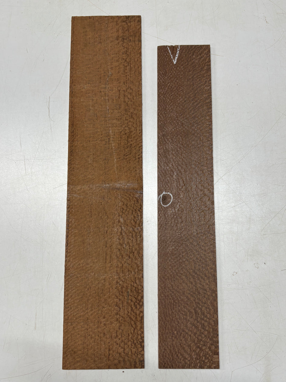 2 Pack, Leopardwood Thin Stock Lumber (22" x 3-7/8" x 1/8"), (24" x 5" x 1/8") #158