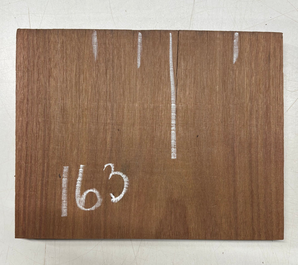 1 Piece, Santos Mahogany Thin Stock Lumber 8-1/2" x 11"x 7/8" #163