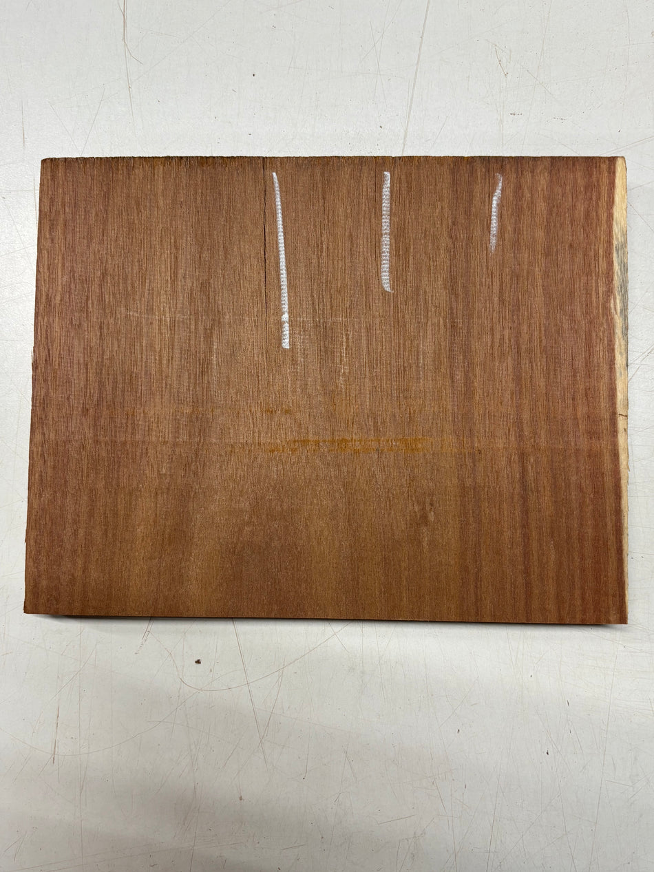 1 Piece, Santos Mahogany Thin Stock Lumber 8-1/2" x 11"x 7/8" #163