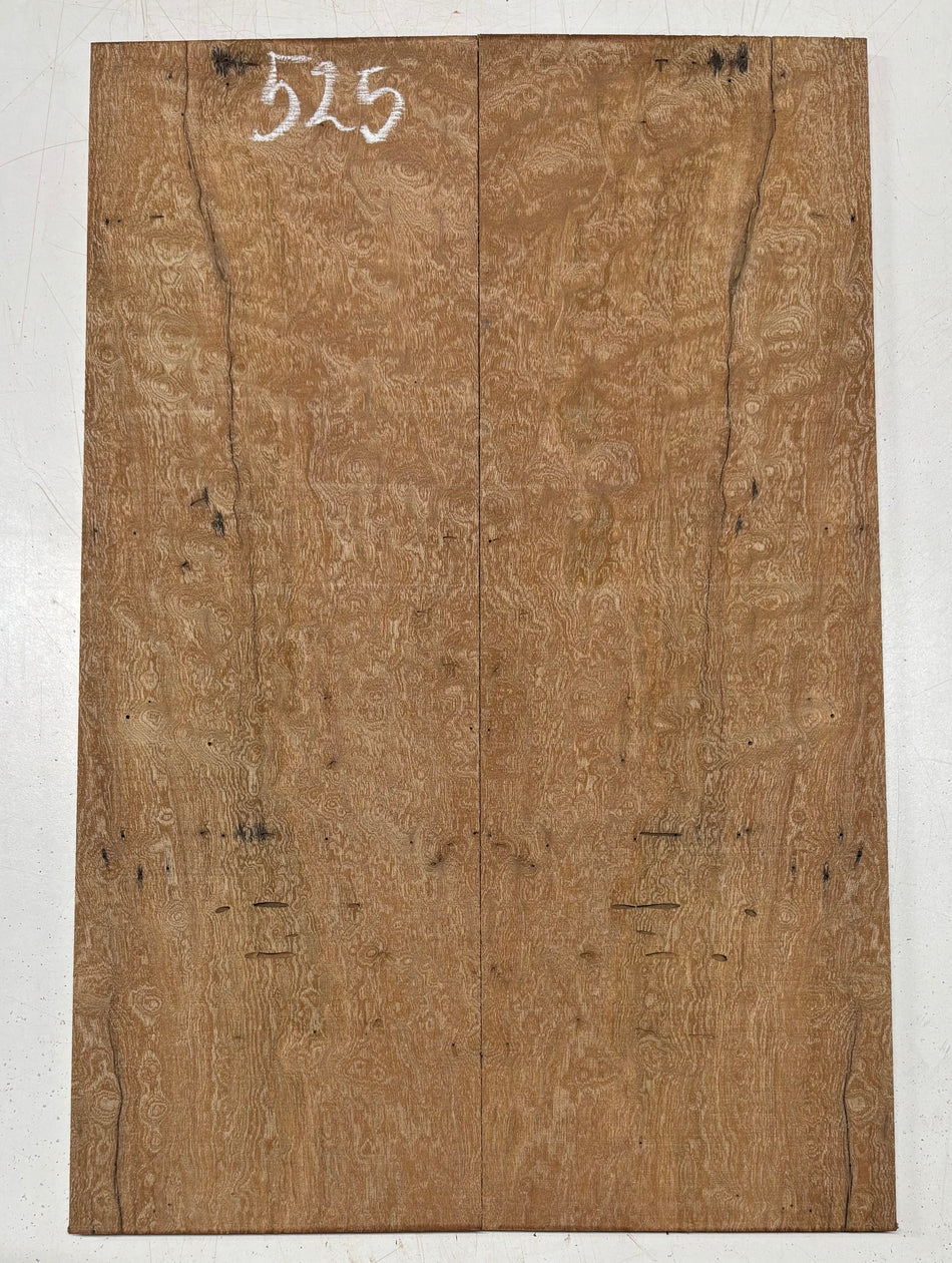 Quilted Sapele Guitar Drop Top - 21-1/2" x 7-1/4" x 3/8" #525